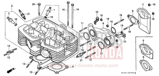 CULASSE CM125CC de 1982